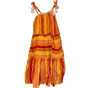 Jessica Simpson Orange Flowy Dress